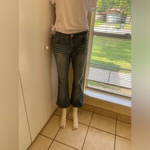 (12) YMI lest UBU blue Flare Jean for women